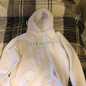 Large white Diamond supply co sweatshirt!!
